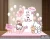File thiết kế backdrop đầy tháng bé gái chủ đề Hello Kitty tone hồng dễ thương