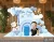 File Thiết Kế Backdrop Thôi Nôi Bé Trai Tuổi Mão Tông Xanh Dương Dễ Thương