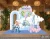 File Thiết Kế Backdrop Sinh Nhật Bé Trai Chủ Đề Xe Cộ Và Khinh Khí Cầu Tông Xanh Pastel
