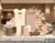 File Thiết Kế Backdrop Thôi Nôi Bé Trai Tuổi Tỵ Tông Nâu Be Siêu Dễ Thương