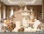 File Thiết Kế Backdrop Thôi Nôi Bé Trai Tuổi Tỵ Chủ Đề Hoàng Tử Lâu Đài Tông Be Nâu
