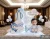 File Thiết Kế Backdrop Đầy Tháng Bé Trai Tuổi Ngọ Tông Xanh Dương Dễ Thương