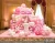 File Thiết Kế Backdrop Đầy Tháng Bé Gái Tuổi Ngọ Chủ Đề Unicorn Hồng Gia An