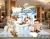 File Thiết Kế Backdrop Thôi Nôi Đầy Tháng Bé Trai Tuổi Ngọ Chủ Đề Kỳ Lân Lâu Đài Cổ Tích