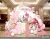 File Thiết Kế Backdrop Đầy Tháng Bé Gái Tuổi Ngọ Tông Hồng Pastel Dễ Thương