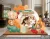 File Thiết Kế Backdrop Đầy Tháng Bé Trai Tuổi Ngọ Chủ Đề Kỳ Lân Và Khinh Khí Cầu